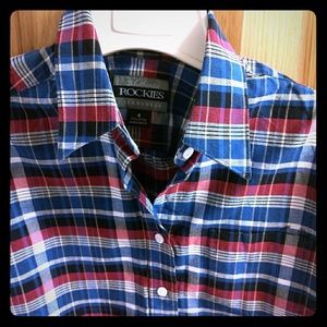 Rockies button down western shirt